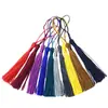 Nudo chino borla colgante oreja empaque adornos marcapáginas borla artesanía accesorios para el cabello caja de dulces