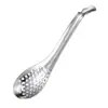 Cuchara Creativa para Fondue de Acero Inoxidable 304, Cuchara para Pescado, Cuchara con Filtro de Cápsula de Yema de Huevo, Cuchara para Condimentos, Cuchara Coladora, Cucharilla de Té