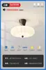 2026 Nuevo Ventilador de Techo con Luz Estilo Medieval Color Crema para Sala de Estar, Dormitorio, Estudio, Habitación Infantil, Protección Ocular Ventilador de Luz Sencillo