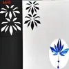 Chan Hua Dibujo de Patrón de Modelo de Papel Tarjeta de Corte Papel Pieza de Papel Plantilla de Modelo de Papel Paquete de Materiales para Pasador de Cabello DIY Accesorios para el Cabello 1