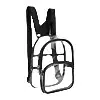 Mochila Transparente Impermeável para Campo Esportivo Europeu e Americano Bolsa de Cosméticos de Viagem Grande Capacidade Mochila Escolar para Estudante Bolsa de Cosméticos de PVC