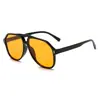 Gafas de Sol Estilo Aviador Doble Puente Europeas y Americanas 2026 Nuevas Gafas de Sol Retro Estilo Ins Armazón Grande Gafas de Sol de Moda