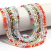 Cristal de Vidro Facetado Cor Mista Contas Planas para DIY Pulseira Colar Brincos Acessórios de Cabelo Joias Semi-Acabadas Contas Soltas Materiais