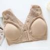 Cross-border sem costura lace frente breasted peito das mulheres envoltório mãe cueca confortável respirável sem fio sutiã lace tube top