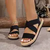 Sandalias para Mujer 2026 Primavera Nuevas Planas Estudiante Romanas de Playa Suela Suave Tira Cruzada Tallas Grandes Zapatos de Mujer