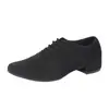 Zapatos de Baile Latino Moderno para Hombre de Tela Oxford Four Seasons Suela Suave Danza Social Estándar Vals Zapatos de Baile Cuadrado para Adultos