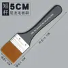 Pincel para Churrasco Cerdas de Nylon Pincel para Pintura a Óleo Grande, Médio, Pequeno Pincéis de Tinta para Uso Artístico Pincéis Infantis Personalizável Transfronteiriço