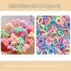 Elástico de Cabelo DIY, Elástico de Cabelo Trançado à Mão, Elástico de Cabelo de Borracha Infantil, Pulseira de Menina, Pulseira de Presente Criativo, Joia de Mão para Melhor Amigo