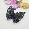 Horquilla con forma de mariposa hueca grande para el pelo, accesorio para la cabeza para mujer, placa para el pelo, estilo celebridad de Internet, novedad de 2022