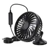 Ventilador de Carro Adequado para Caminhões Grandes e Carros Pequenos Interface USB 3 Velocidades Ajustáveis Ventilador de Ventosa de Cabeça Única de Alto Vento para Carro