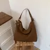 Bolso de Hombro Casual de Gran Capacidad para Viajes Diarios para Mujer 2026 Primavera Nueva Moda Bolso Tote de Color Sólido Bolso de Hombro Retro