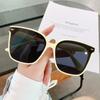 Nuevas Gafas de Sol Estilo Coreano 2022 Gafas de Sol para Hombre y Mujer Gafas de Moda Antiluz Púrpura Gafas Estilo Igual a Libro Caperucita Roja
