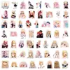 55 Peças de Boneca de Vestir de Anime Apaixonada Adesivos de Grafite de Desenho Animado Mala Copo de Água Patinete Adesivos Atacado