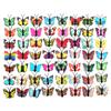Venta al por mayor de fábrica 4-4.5cm simulación mariposa pegatinas de pared habitación infantil pegatinas de pared decorativas color mariposa pegatinas decorativas tridimensionales