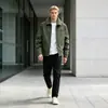 Chaqueta de trabajo transfronteriza para otoño e invierno, abrigo de algodón puro lavado, chaqueta de lana de cordero, forrada de forro polar, reversible, con cuello de piel, para mediana edad y personas mayores