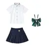 Uniformes Escolares Estilo College para Alunos do Ensino Fundamental, Uniformes de Jardim de Infância, Roupas de Verão, Roupas para Apresentação de Coro no Dia das Crianças, Roupas de Apresentação, Uniformes de Classe
