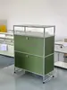 Gabinete Verde Oliva Combinación de Módulos de Color USM Limitado Aparador Mediano Estante de Exhibición de TV Mesita de Noche Almacenamiento