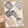 Pasador de Pelo en Forma de U con Perlas para Mujer, Pinza para Moño, Herramienta de Peinado, Pasador Fijo, Nuevo Estilo Chino, Accesorio de Cabello de Alta Gama