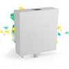 Jomoo Artículos Sanitarios para Baño del Hogar Material de Plástico ABS Botón Pulsador Inodoro de Sentadilla Inodoro de Descarga para Uso Doméstico