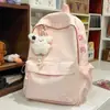 Mochila para chicas de secundaria, estilo Ins, gran capacidad, alta apariencia, nuevo estilo 2026, bolso de hombro pequeño, chicas de preparatoria, mochila