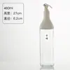 Celebridade da Internet Abertura e Fechamento Automáticos Panela de Óleo Doméstica de Cozinha Selada à Prova de Vazamento de Óleo Garrafa de Vidro para Molho de Soja Vinagre Rótulo de Garrafa de Vinho Classificação