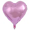 Globo de Película de Aluminio Amor 18 pulgadas Forma de Corazón Decoración de Habitación de Boda Oro Plata Decoración de Fiesta de Cumpleaños Venta al por Mayor