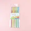 Palitos de Liga Macaron Atacado Cristal Âmbar Resistente a Altas Temperaturas Antiderrapantes Liga de Palitos Cinco Cores Estilo Tendência Nacional Palitos para Uso Doméstico