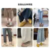 Zapatos para Mujer Grape Mom de Cuero Genuino con Calados, Zuecos Estilo Birkenstock que Aumentan la Altura, Medias Zuecas de Punta Cerrada, Zapatos Perforados de Suela Gruesa y Suave para Uso en Exteriores