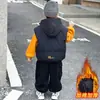 Chaleco de Invierno para Niños Espeso Cálido Sin Mangas 2026 Nuevo Estilo Coreano Ropa de Invierno para Niños Chaleco Exterior para Bebé