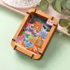 Serie YunnanAtracciones Culturales y Creativas ÚnicasXishuangbannaCiudad TurísticaSouvenirImanes de Refrigerador de Madera