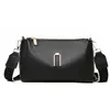Bolsa Feminina de Couro Genuíno Nova Transfronteiriça Ombro Transversal Simples Moda Bolsa de Couro de Vaca Bolsa Elegante Couro de Vaca Camada Superior Feminina