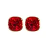 Pendientes Cuadrados de Circonita Vintage, Moda Retro, Pendientes Simples y Versátiles, Pendientes de Lujo Ligero y de Gama Alta para Mujer