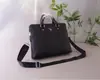 Bolsa de Mão Família P Pasta de Negócios Masculina Couro Genuíno Marca Grande Bolsa Horizontal para Computador Bolsa Masculina Bolsa de Ombro Transversal Couro de Vaca