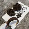 Otoño Invierno Coreano Estampado de Leopardo Top Alto Calavera Diadema Engrosada Presionando el Cabello Mismo Estilo que los Bloggers de Instagram Flequillo Rebelde Pin BB Accesorios para el Cabello