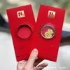 Oro Puro 999 Princesa, ¡Por Favor Hazte Rica! Nuevo Estilo Sobre Rojo Pegatina para Teléfono Regalo para Reunión Anual de la Empresa Contrato