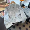 Garantia de Qualidade Seda Pura Redutora de Idade Nova Mãe Estilo Chinês Oriental Clássico Botão de Sapo Bordado Bordado Temperamento Jaqueta Plus Size Outono
