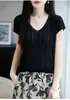 Nuevo Chal Calado de Verano 2026 para Mujer, Elegante, Amigable con la Piel, Transpirable, con Caída, Prendas de Punto Adelgazantes con Cuello en V