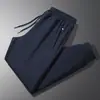 Pantalones Deportivos de Algodón Puro Talla Grande M-8XL para Hombre Otoño Invierno Engrosados con Felpa Ajuste Holgado Pierna Recta con Puño Casual Largos para Hombre