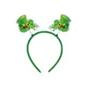 Nueva Diadema de Decoración para Fiesta del Día Nacional Irlandés St. Día de San Patricio Disfraz Tocado de Trébol