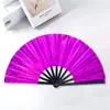 Abanico Láser Transfronterizo de 8 pulgadas, Abanico Plegable Láser Colorido, Abanico de Sonido para Actuación Estudiantil, Abanico de Kung Fu, Abanico Plegable Fácil de Abrir y Cerrar, Venta al por Mayor