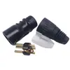 Pin de Cobre Chapado en Oro Cintura Pequeña Conector XLR de 3 Pines Enchufe para Mezclador Conector XLR Balanceado Macho y Hembra Conector XLR de 3 Pines