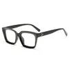Venta de liquidación: Gafas Clásicas Personalizadas con Montura Bloqueadora de Luz Azul, Montura Cuadrada Cómoda, Gafas Protectoras Unisex para Computadora, Gafas sin Graduación, Transfronterizo
