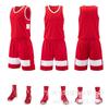 Uniforme de baloncesto al por mayor, traje para hombres, adultos y niños, chaleco de entrenamiento de baloncesto, uniforme de equipo, traje deportivo para exteriores, Jersey de talla grande