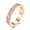 Novo anel simples e elegante de prata S925 para mulheres, nicho em ouro rosa 18K, best-seller em live stream, anel de moissanita feito sob medida
