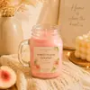 Velas perfumadas de cera de soja feitas sob medida com óleos essenciais de plantas para uso em casa e no quarto, velas com fragrância romântica como presentes