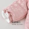 Mameluco Jingqi para Bebé Recién Nacido con Relleno de Algodón para Calidez en Otoño e Invierno, Pelele Unisex para Bebé con Forro Polar para Gatear y Uso al Aire Libre
