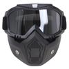 Equipo para Motociclista Gafas Retro con Máscara Facial Gafas para Carreras de Motocicletas Todoterreno Gafas para Montar Gafas para Casco Fresco