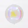 Globo de Pelota Redonda de Película de Aluminio Colorida Plateada Dorada Láser Transfronterizo Disco Ktv Fiesta de Cumpleaños Globo 4D de 22 Pulgadas Disco