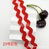 Correa de Poliéster de Color de 8 mm Accesorios para Bolsas de Nariz de Ropa con Olas de Encaje en Forma de S con Sapiens
