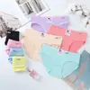 A001 ropa interior para mujer estudiantes femeninas color liso transpirable cintura niñas sexy linda pantalón comercio electrónico transfronterizo venta al por mayor